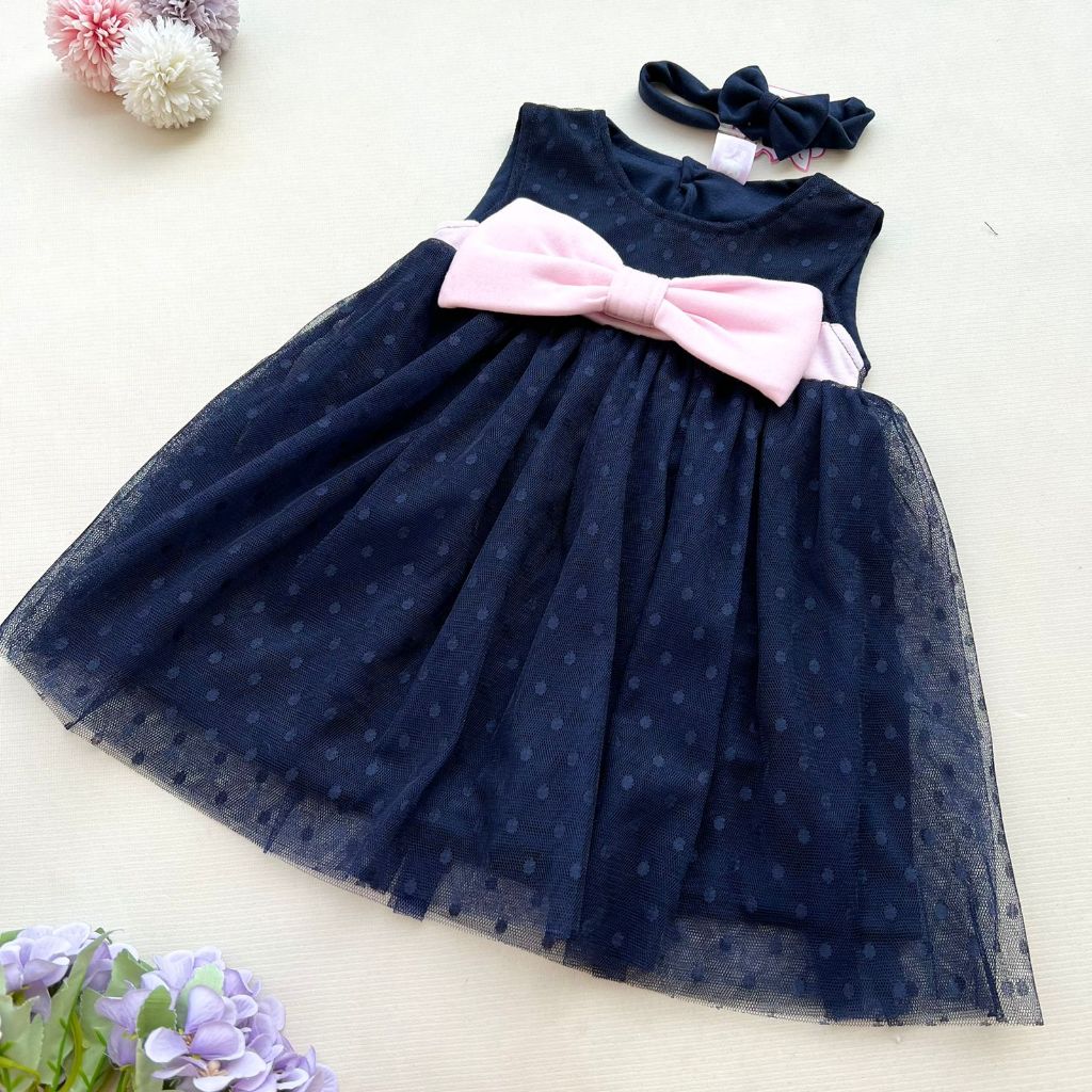 Quebeecloth 1SET Beautiful GIRL TILE DRESS BABY GIRL BABY GIRL ฟรี BANDANA CANTIK -BRO