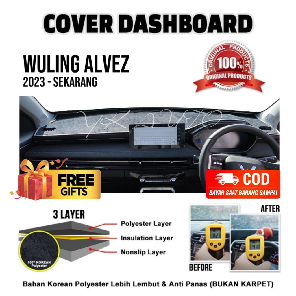 Alvez Premium Dashboard Cover Wuling Alvez Dashboard Cover Dashboard