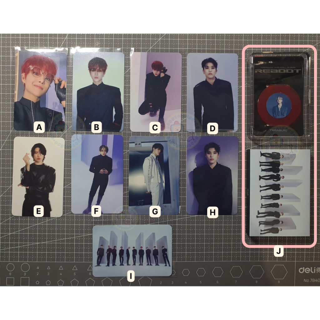 TREASURE YGTAG ALBUM โฟโต้การ์ด JIHOON JEONGWOO HYUNSUK JUNGHWAN DOYOUNG