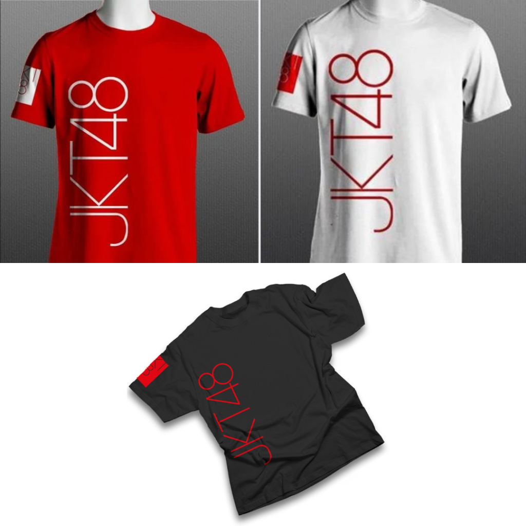 KATUN Jkt 48 เสื้อยืดไอดอล ผ้าฝ้าย oblong top สมาชิก jkt48