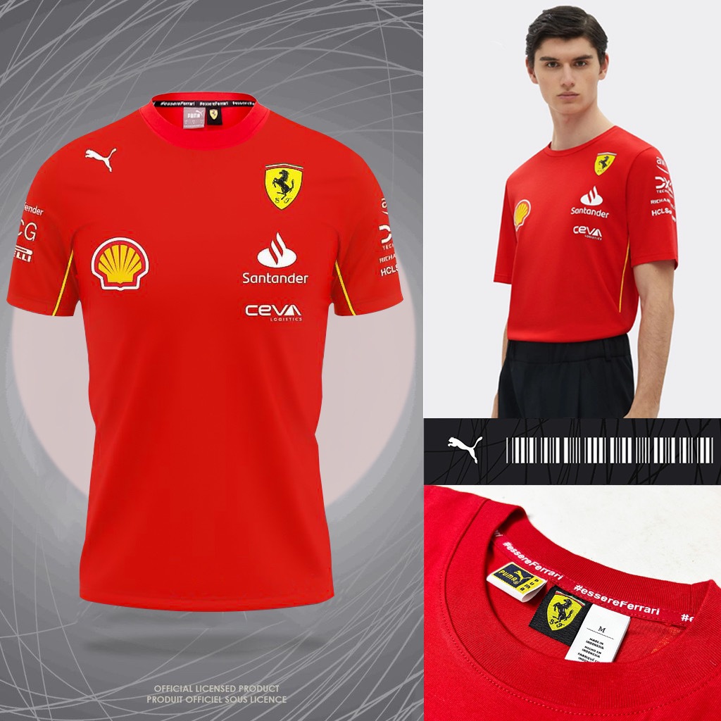 เสื้อยืด Ferrari MOTORSPORT TEAM 2024
