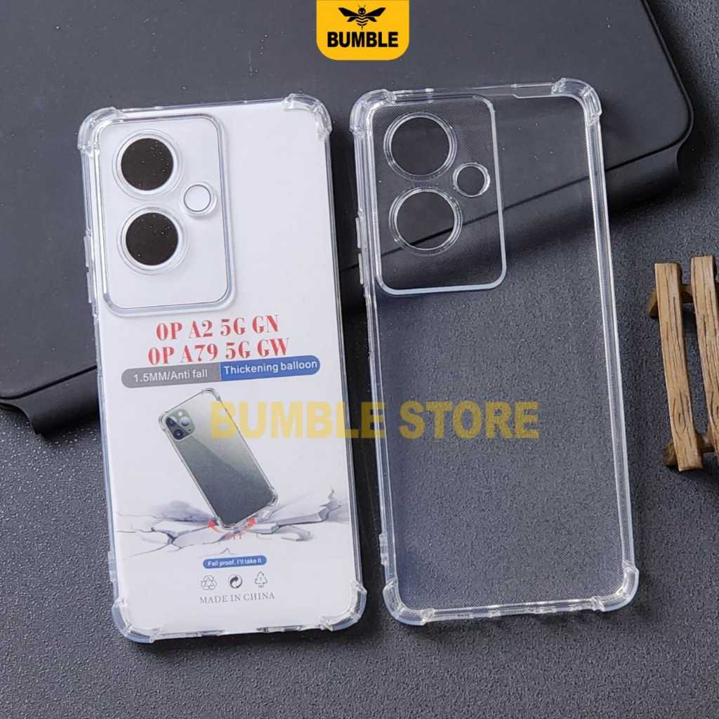 Bumble - Softcase Anticrack เคสใสหนา Oppo A79 5G Oppo A7 Oppo A12 Oppo A5S Oppo A98 5G