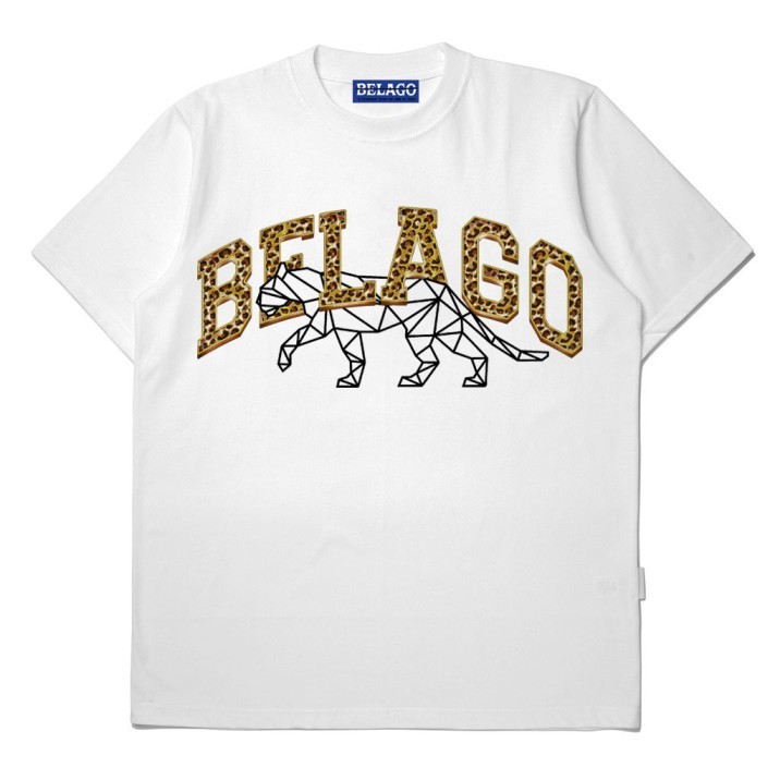 เสื้อยืด พิมพ์ลาย Belago Apparel Jaguar สีขาว