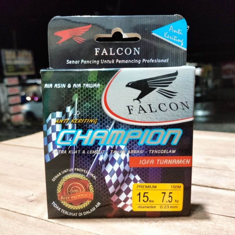 Falcon CHAMPION สายเบ็ดตกปลา ป้องกันการกัดกร่อน