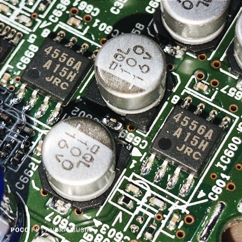 คู่ (2 ชิ้น) IC JRC 4556A หรือ IC JRC4556A สภาพดึงเดิมจากบอร์ด Yamaha