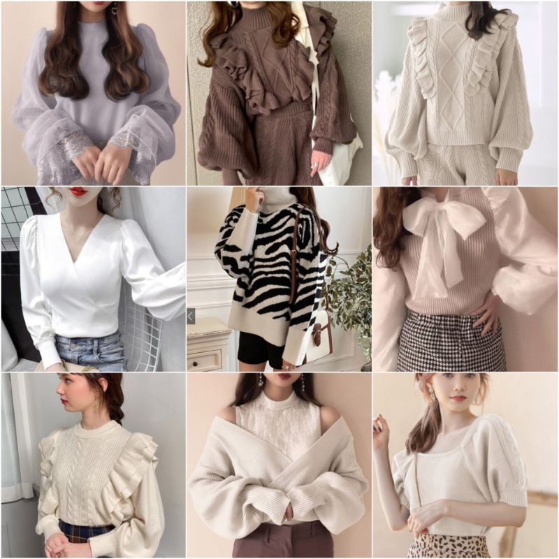 เสื้อไหมพรมพรีเมี่ยม GRL Series