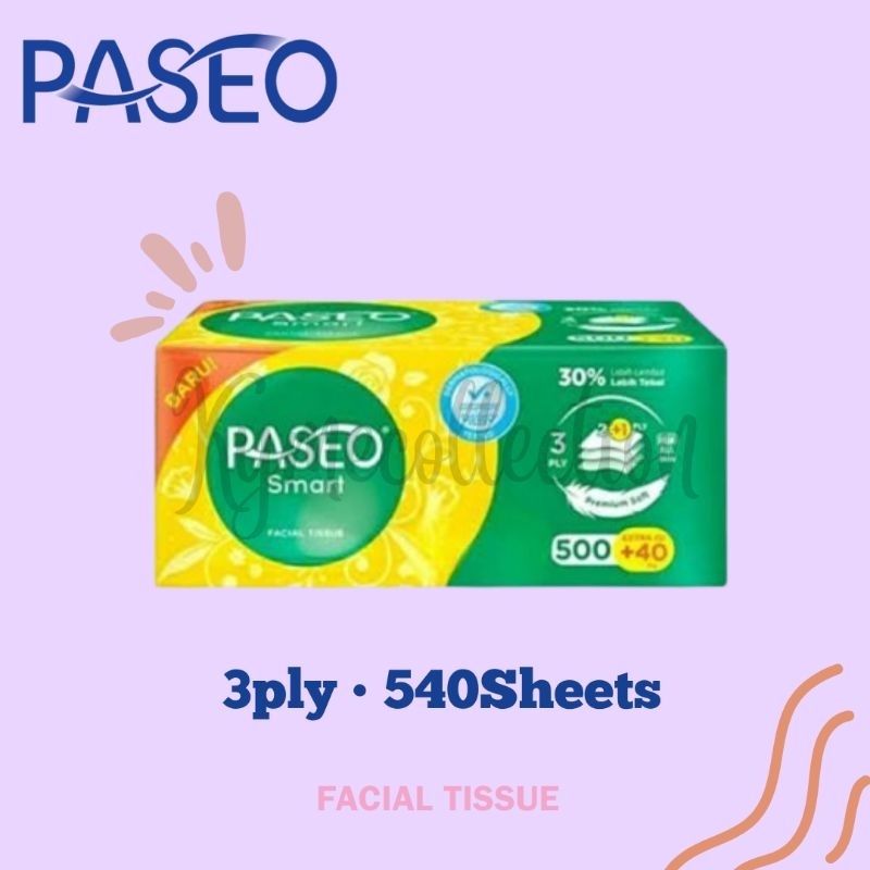 กระดาษทิชชู่ PASEO GreenShoft 540s|3 ชั้น