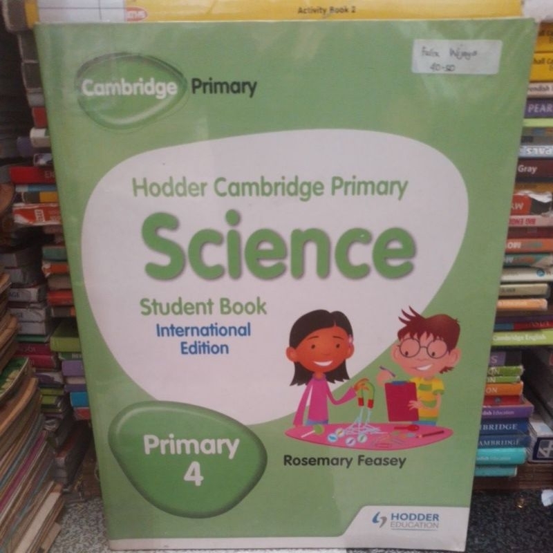 หนังสือ HODDER CAMBRIDGE PRIMARY SCIENCE STUDENT เล่ม 4