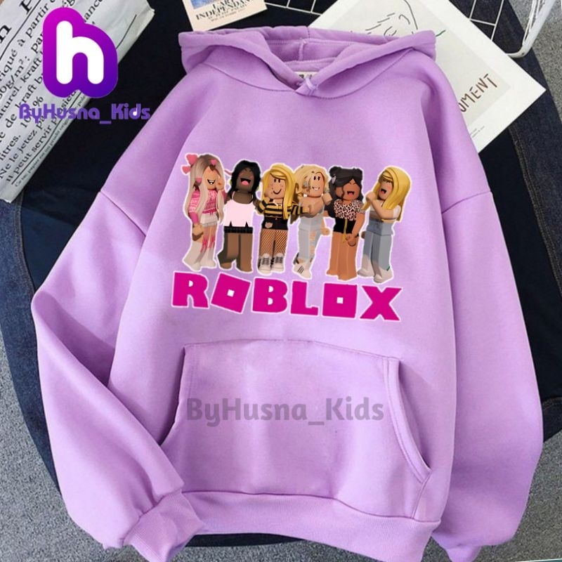 Roblox เสื้อกันหนาว มีฮู้ด พิมพ์ลายตัวอักษร ROBLOX สําหรับเด็กวัยหัดเดิน UNISEX