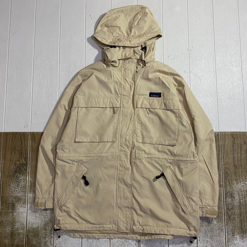 เสื้อแจ็คเก็ต LL bean ไซส์ XL LL BEAN เสื้อแจ็คเก็ตสีเบจ230424