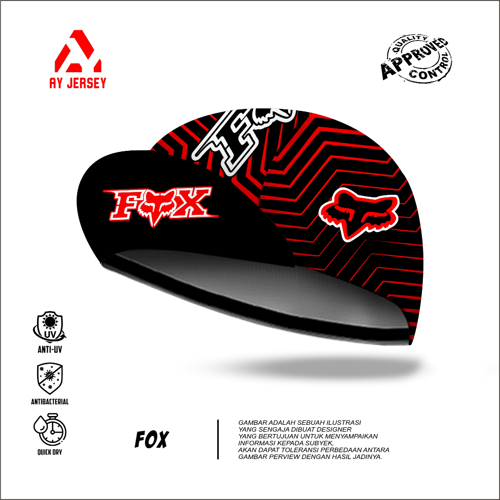 CYCLING CAP FOX (หมวกจระเข้)