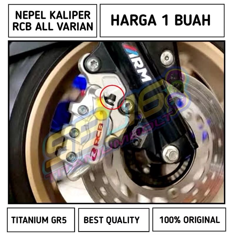 RCB TITANIUM GR5 CALIPER NEPEL