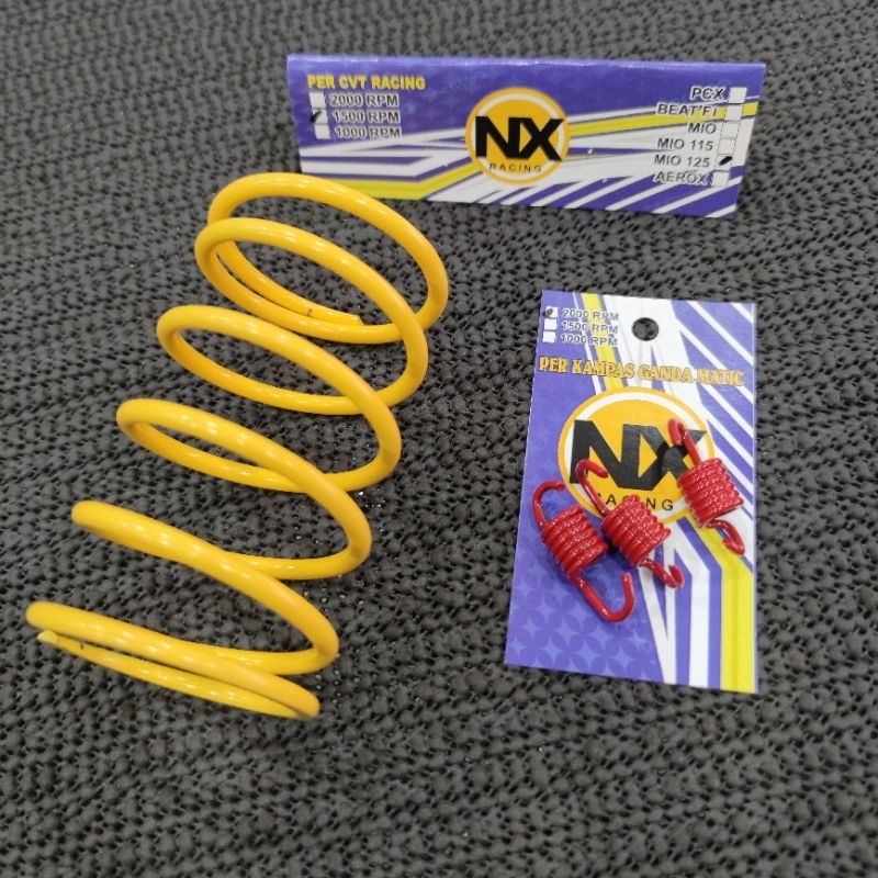 CVT SPRING + SENTRI NX RACING MIO M3 NMAX OLD FINO 125 XRIDE125 MIO Z MIO S 2000rpm 1500rpm 1000rpm