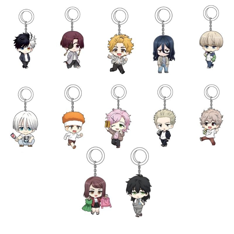 GANTUNGAN WIND BREAKER KEYRING / ANIME ACRYLIC KEYCHAIN WIND BREAKER