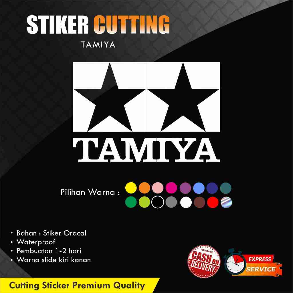 สติ๊กเกอร์ TAMIYA / สติ๊กเกอร์ติดรถ / รถยนต์ / ป้าย ORACAL