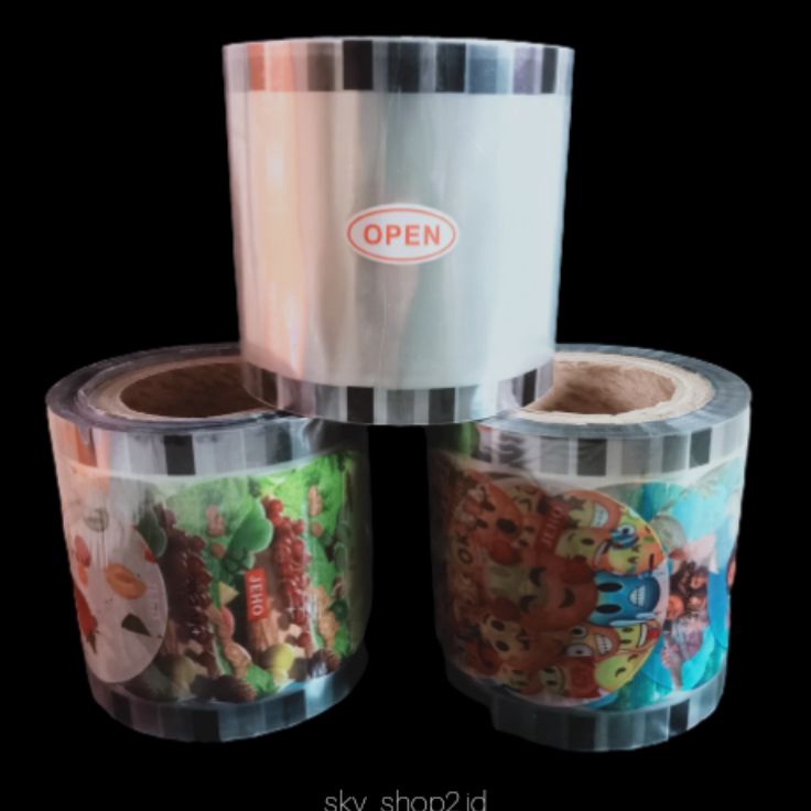 Good SkyloPlastic LID Seal Cup Sealer Cup Cup ซีลถ้วยม้วน 12 ถ้วย