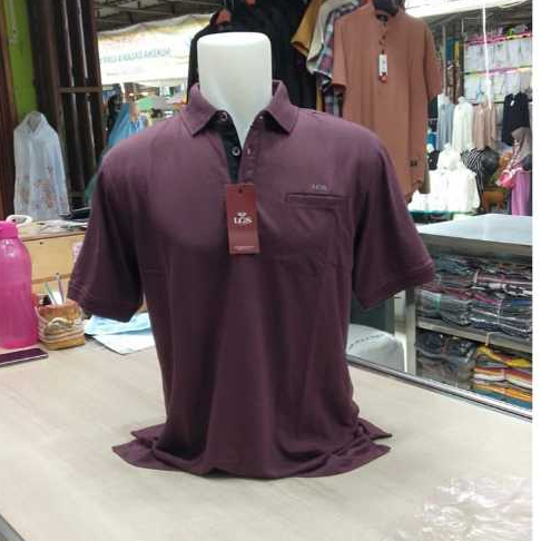 UNGU LGS เสื้อยืดคอปกปกติ CWS.225.U3394.02 สีม่วง