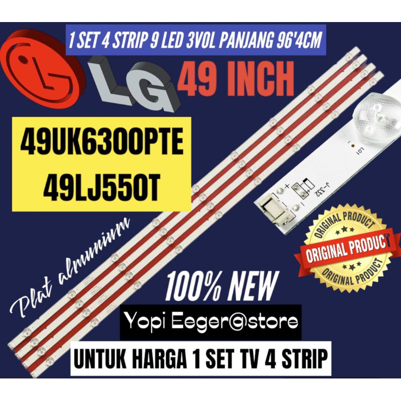 Lg 49 นิ ้ ว LED LCD TV BACKLIGHT 49UK6300PTE-49LJ550T LG 49 นิ ้ วทีวี BACKLIGHT