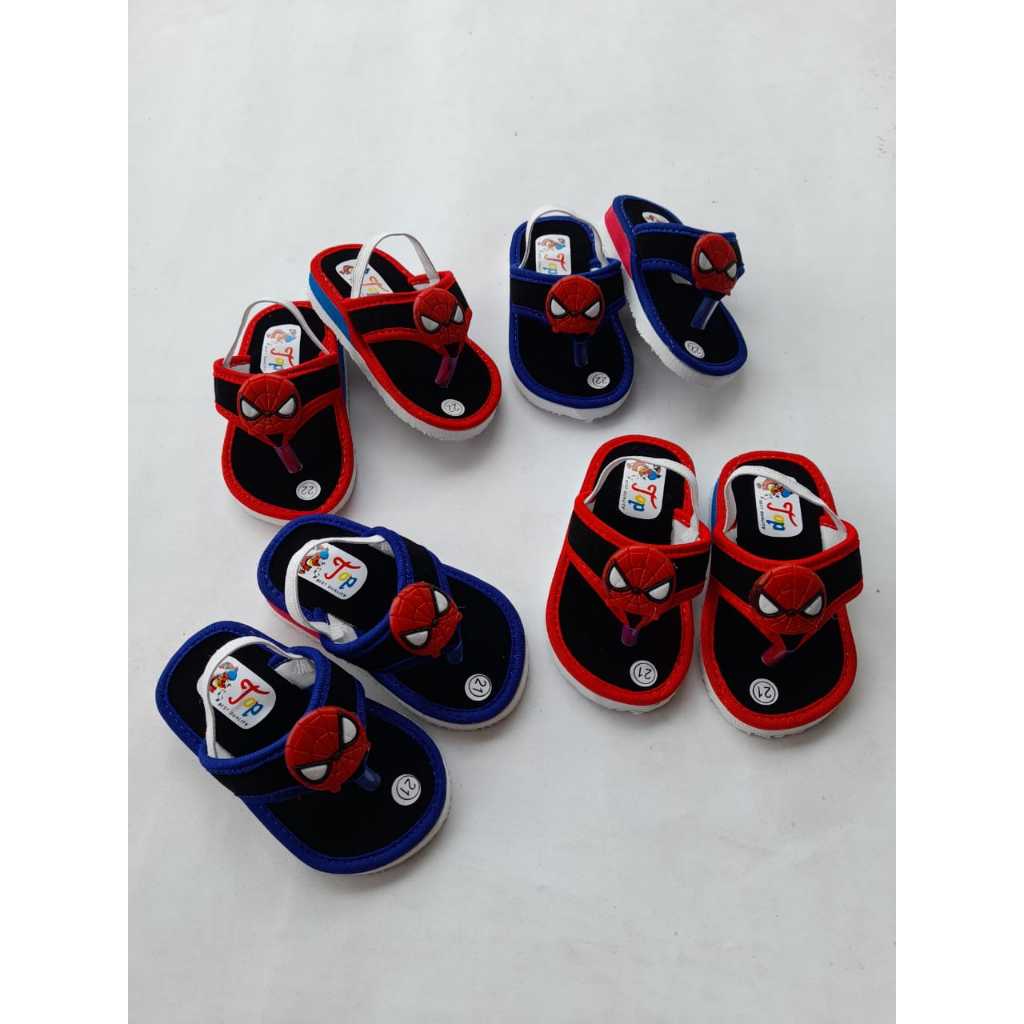 รองเท้าแตะเด็กทารก (Unisex) กันลื่น นุ่มใส มีเสียงไซเปเดอร์เมน สี/ดีไซน์ใหม่