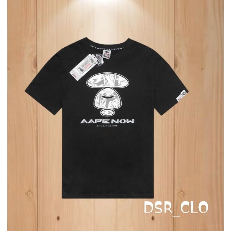 Bape Aape By A Bhating Aape Liberty Walk เสื้อยืดสีดํา