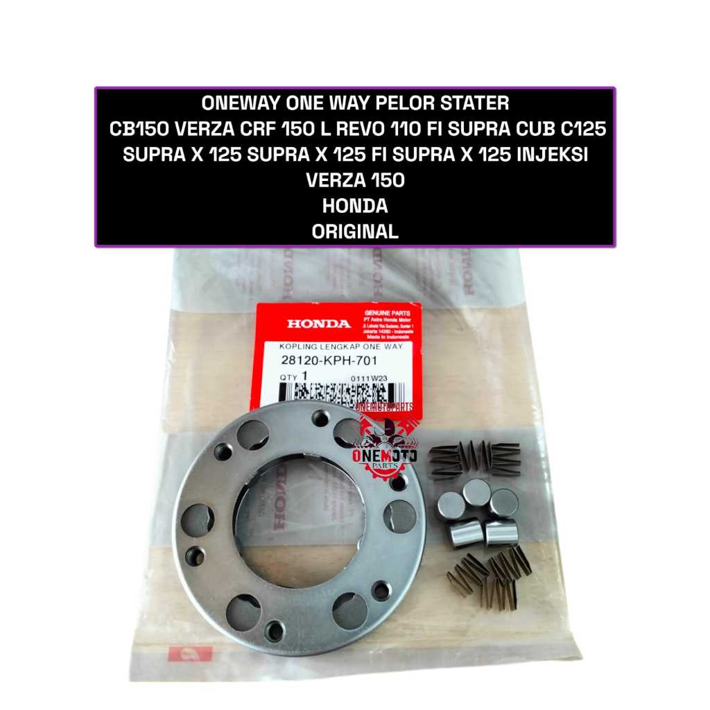 ONE WAY ONEWAY PELOR STATER CB150 VERZA CRF 150 L REVO 110 FI SUPRA X 125 HONDA ORIGINAL 28120-KPH-7