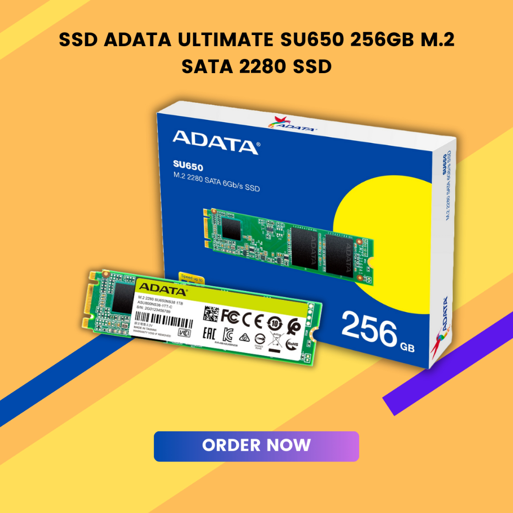 Ssd ADATA Ultimate SU650 256GB M.2 SATA 2280 SSD