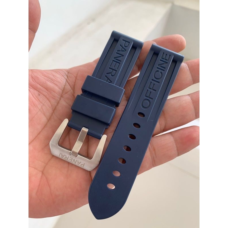 24mm navy panerai สายนาฬิกายาง