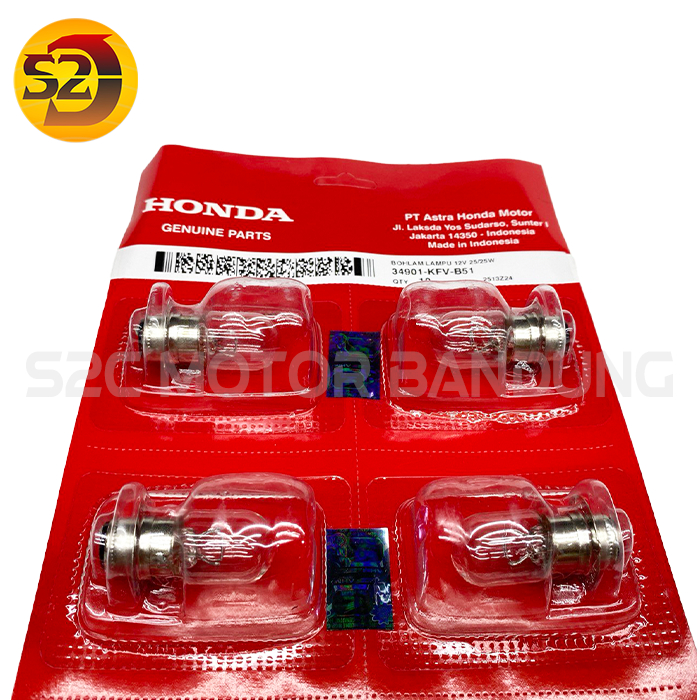 1 ชิ้น HONDA FRONT BULB 12V 25 25W GRAND LEGEND VARIO 110 ORIGINAL AHM 34901-KFV-B51