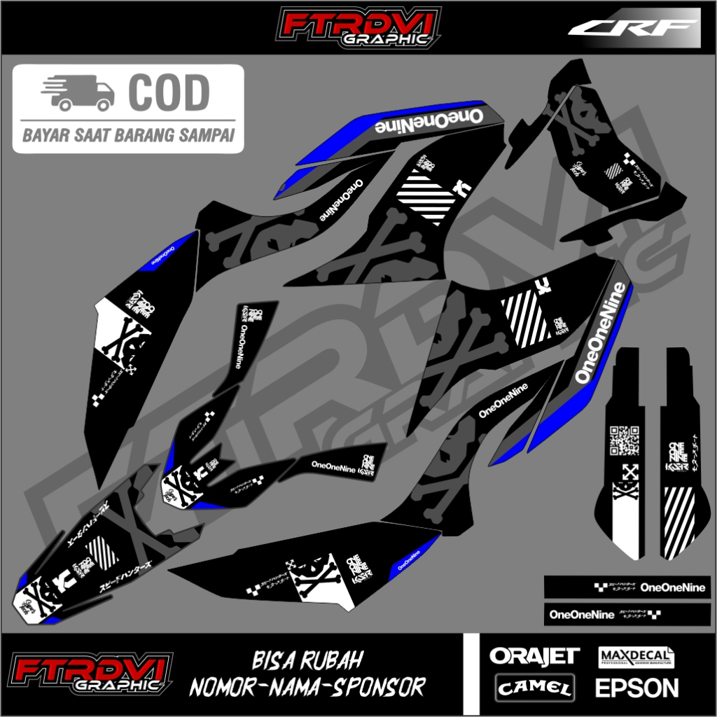 รูปลอก WR155 Full Body Variation Decal WR Supermoto รถจักรยานยนต์สติกเกอร์อุปกรณ์เสริม Yamaha WR 155