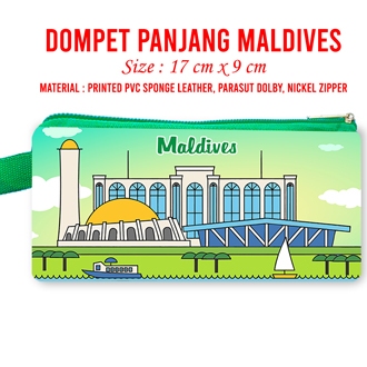 GANTUNGAN Maldives ของที่ระลึกกระเป๋าสตางค์กระเป๋าแผ่นรองเมาส์ Pin แม่เหล็กพวงกุญแจ Landmark โดย Country Maldives