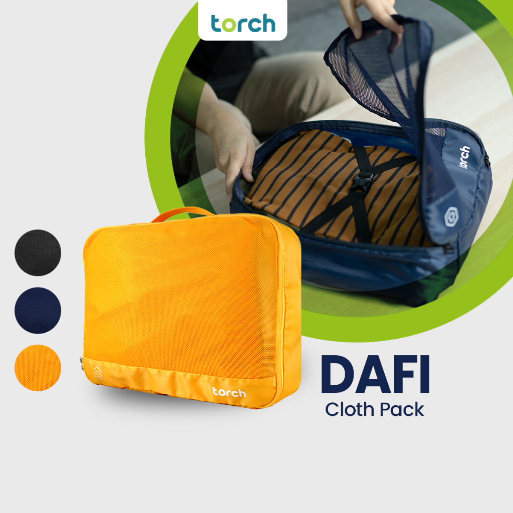 TORCH Dafi Cloth Pack กันน้ําเสื้อผ้ากระเป๋ากระเป๋ากระเป๋าเดินทางสําหรับ Eid Homecoming