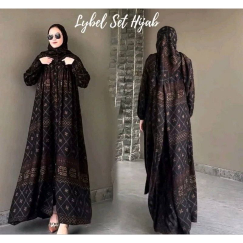 ORIGINAL DIAMOND GAMIS HIJAB SET, THICK MATERIAL, JUMBO SIZE / GAMIS ผู้หญิง