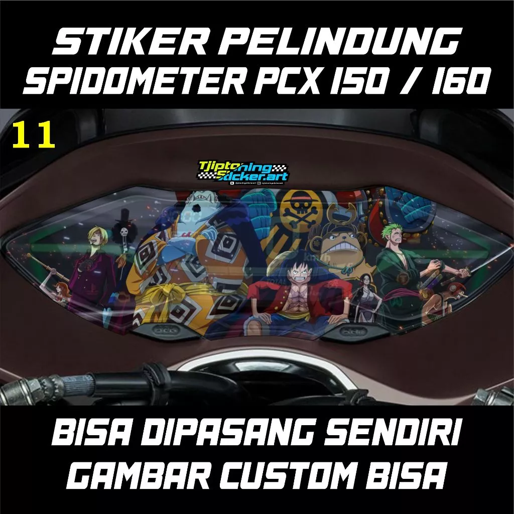 สติ๊กเกอร์หน้าไมล์ SPEEDO TRANSPARENT ONE PIECE สำหรับ PCX 150/160 thumbnail 8
