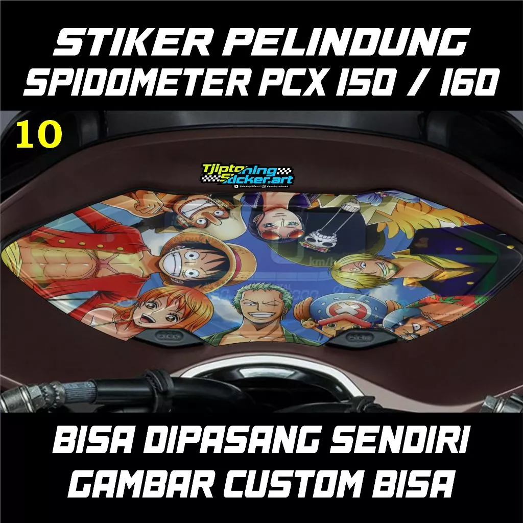 สติ๊กเกอร์หน้าไมล์ SPEEDO TRANSPARENT ONE PIECE สำหรับ PCX 150/160 thumbnail 5