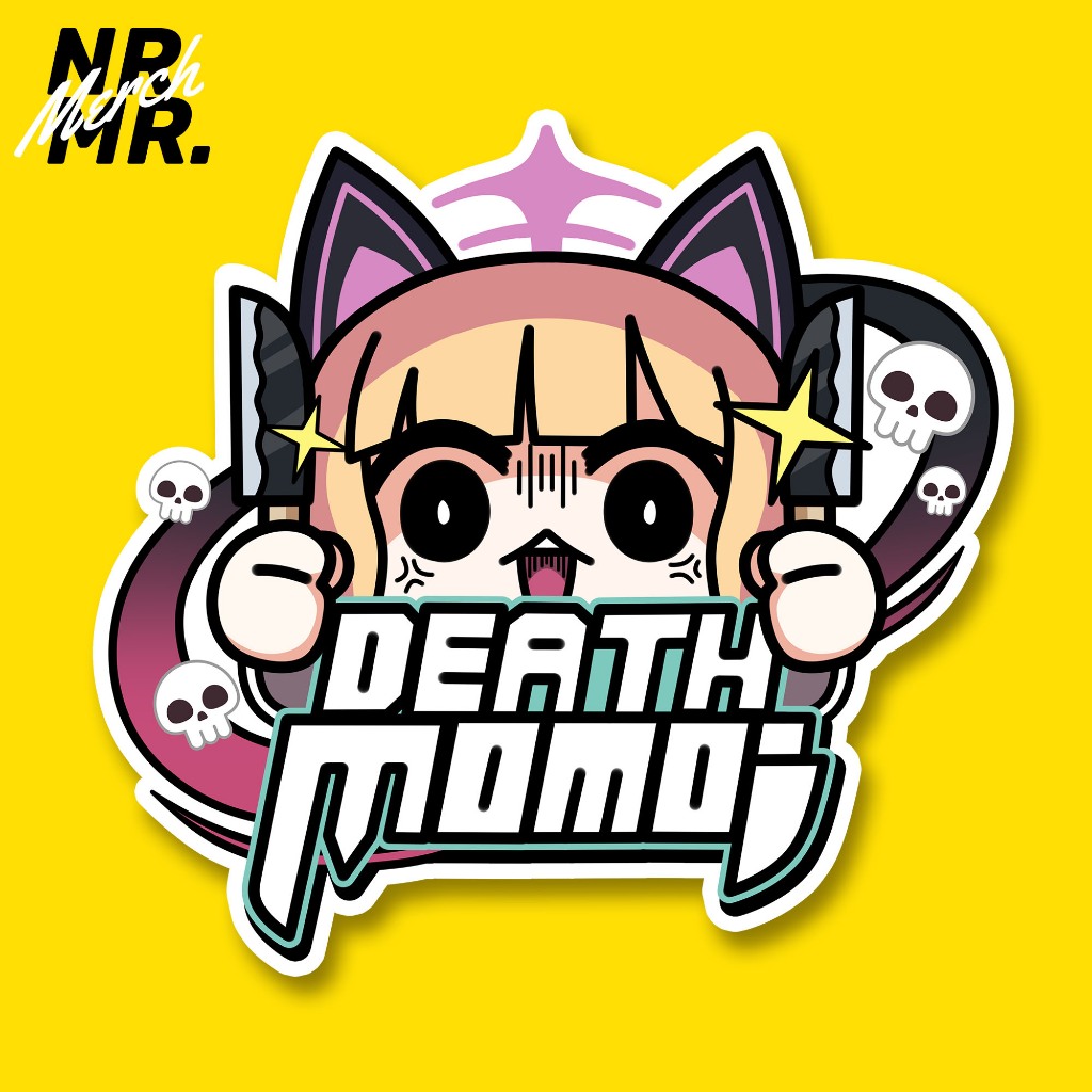 Death Momoi Sugar Rush ล้อเลียน Blue Archive Fanmade สติ๊กเกอร์