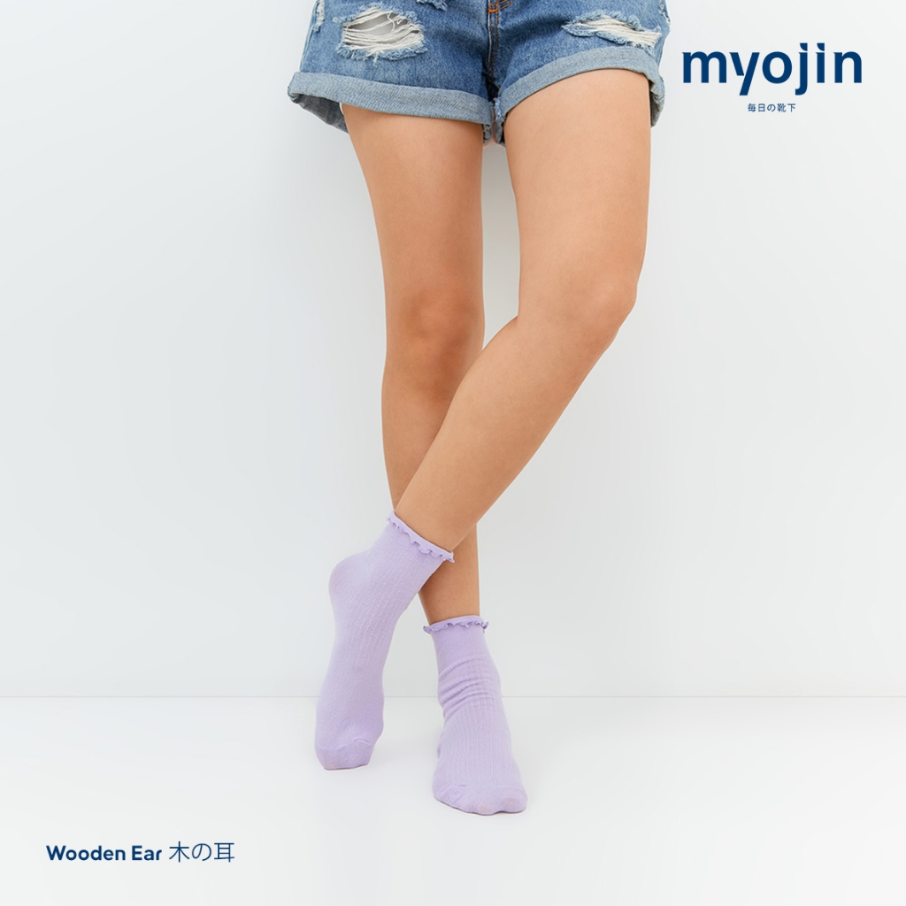 Myojin Wooden Ear - Crew Socks - Women& 39;s Socks