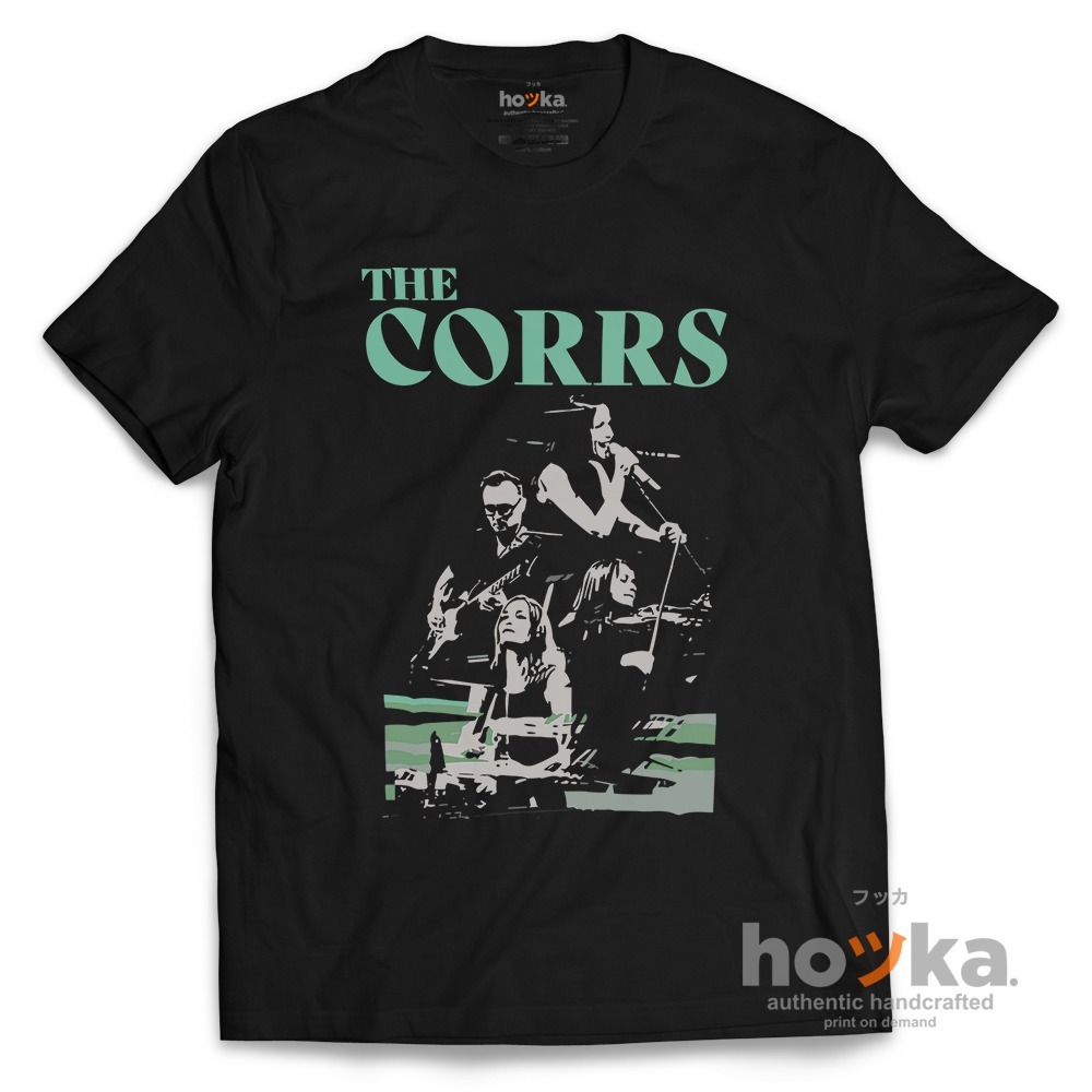 เสื้อยืดพรีเมี่ยม Corrs HOOKA Distro THE CORRS LIVE ใน