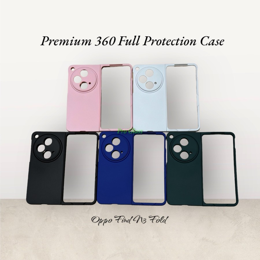Oppo Find N3 Flip / Find N3 Fold Premium 360 Full Protection Case + Camera Cover
