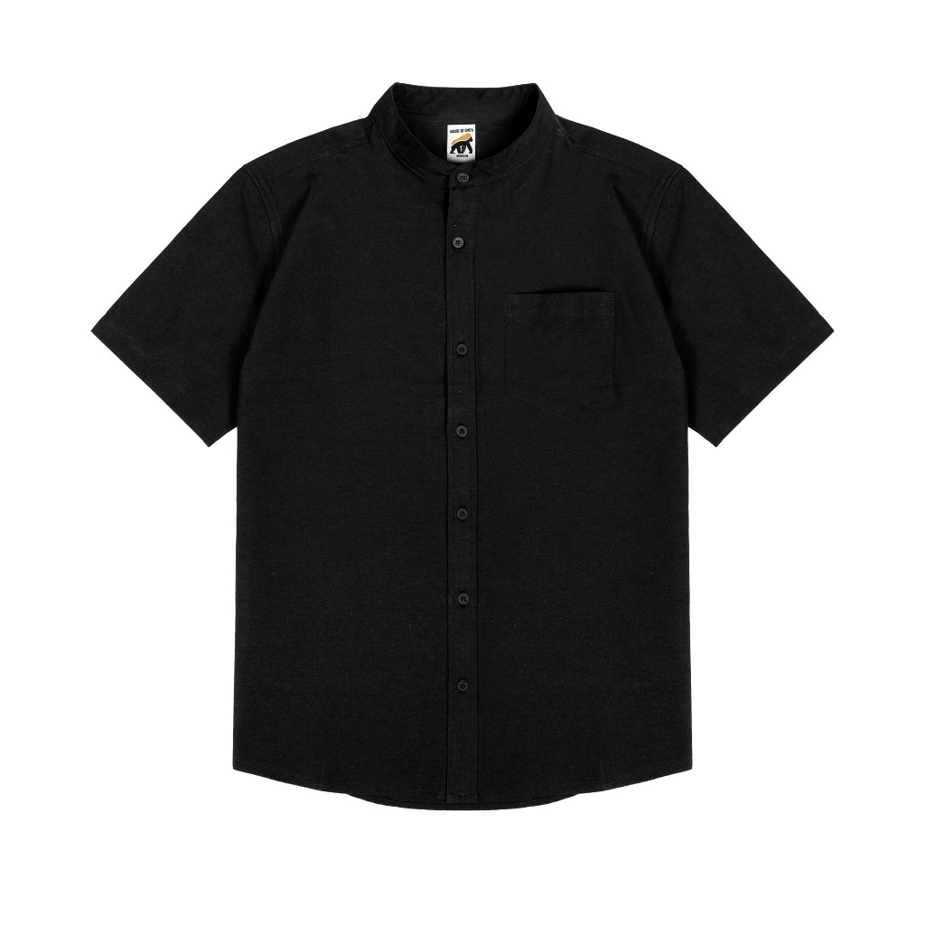 เสื้อเชิ้ตผู้ชาย KEMEJA House of Smith BJM - คอปก SS Black