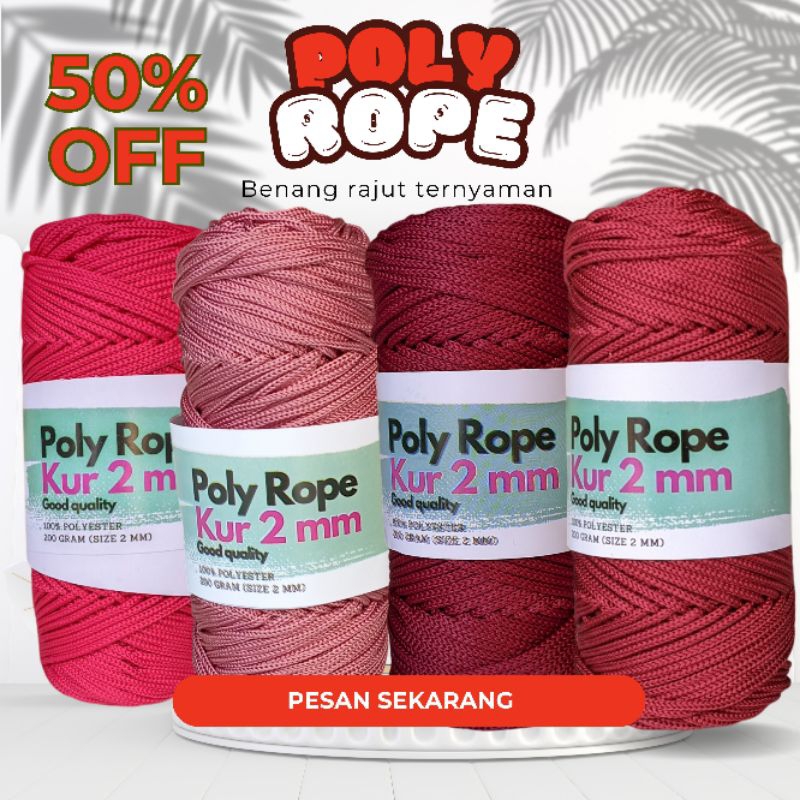 CATALOG 5 POLY ROPE KNITTING YARN 2 MM