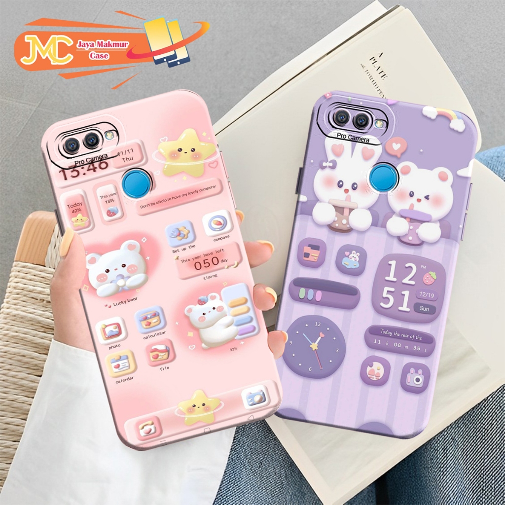 HP [Ops05] Oppo A5s A7 A12 A11K F9 REALME 2 PRO A3S A1K REALME C2 Cute Cartoon Motif - เคสอินเทรนด์ 