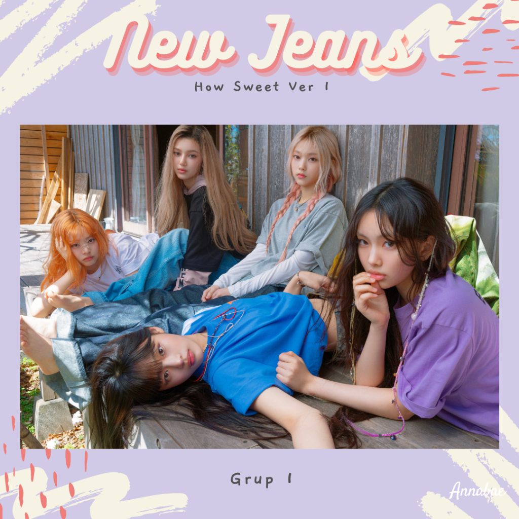 New Jeans Poster How Sweet Part 1