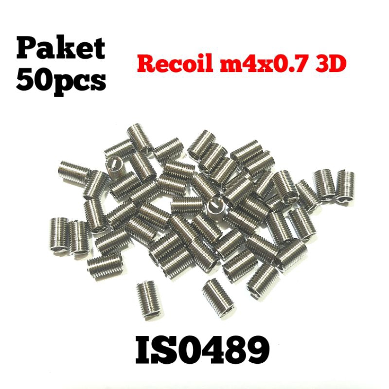 50 ชิ้น recoil m4x0.7 3D ไม่หดตัวสลักเกลียว 10