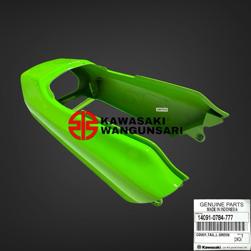 HIJAU Original ninja r และ ss ด้านหลัง Solid green/lime สีเขียว 777 14091-0784-777