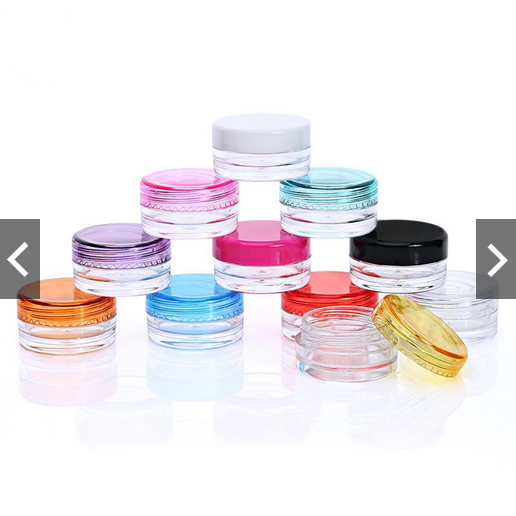 TU - Pot Cream 5gr Round Square Diamond Mushroom Cream Jar Cosmetic Packaging_RF