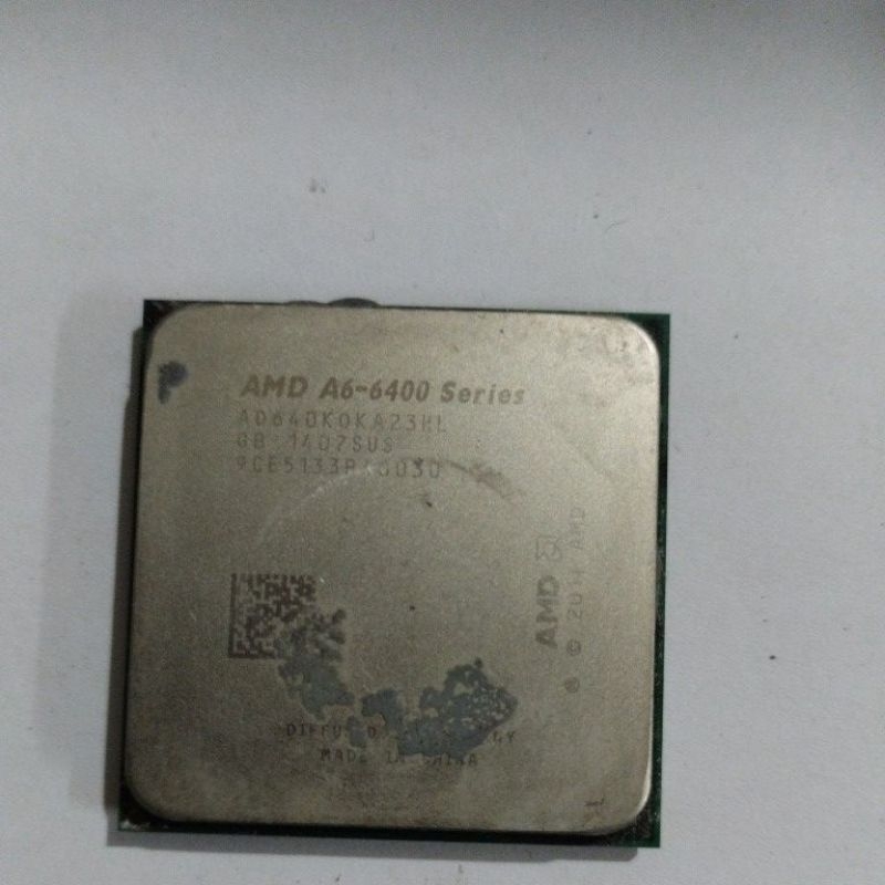 โปรเซสเซอร์ Amd A6 6400 series ซ็อกเก็ต FM2 AD640K0KA23HL