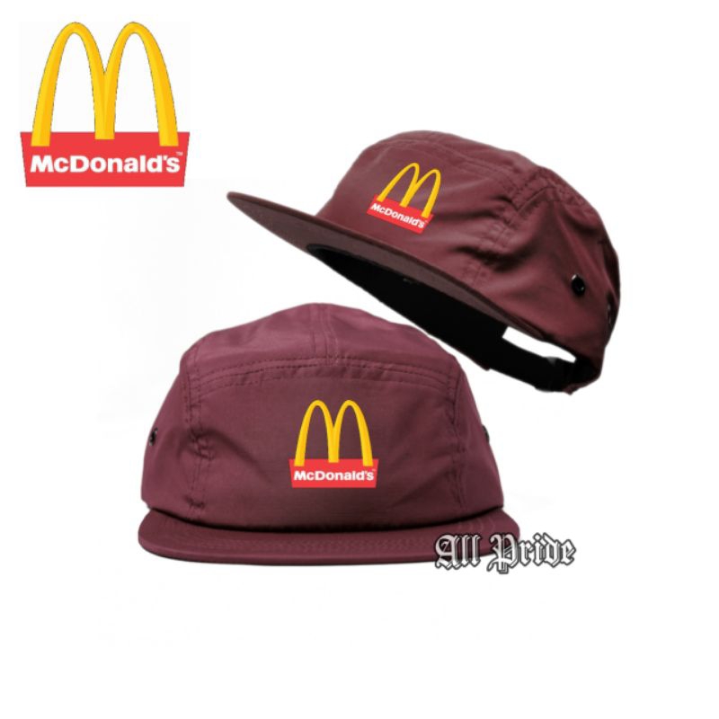 Mcdonald 's 5-Panel Snapback Hat Cap Distro Men Women
