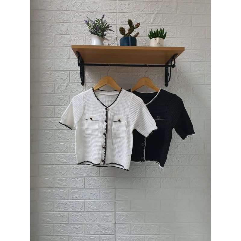 FGR CropTop Knit สไตล์เกาหลี BKK คุณภาพสูง