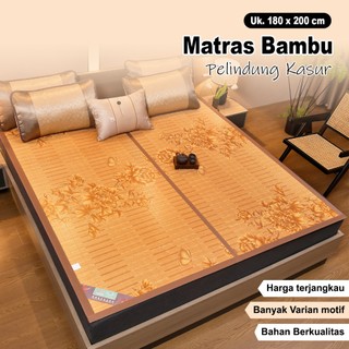 Tikar Bambu Lipat Import Tikar Lipat Bambu Premium Karpet Alas Lantai (FREE TAS) X2A2 / X2B2/ X2C2