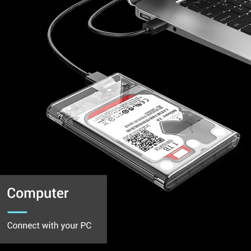ฮาร์ดไดรฟ์ SSD Enclosure 2.5 นิ้ว USB 3.0 ถึง USB Micro B 3.0 - WX537-7RHC05TP